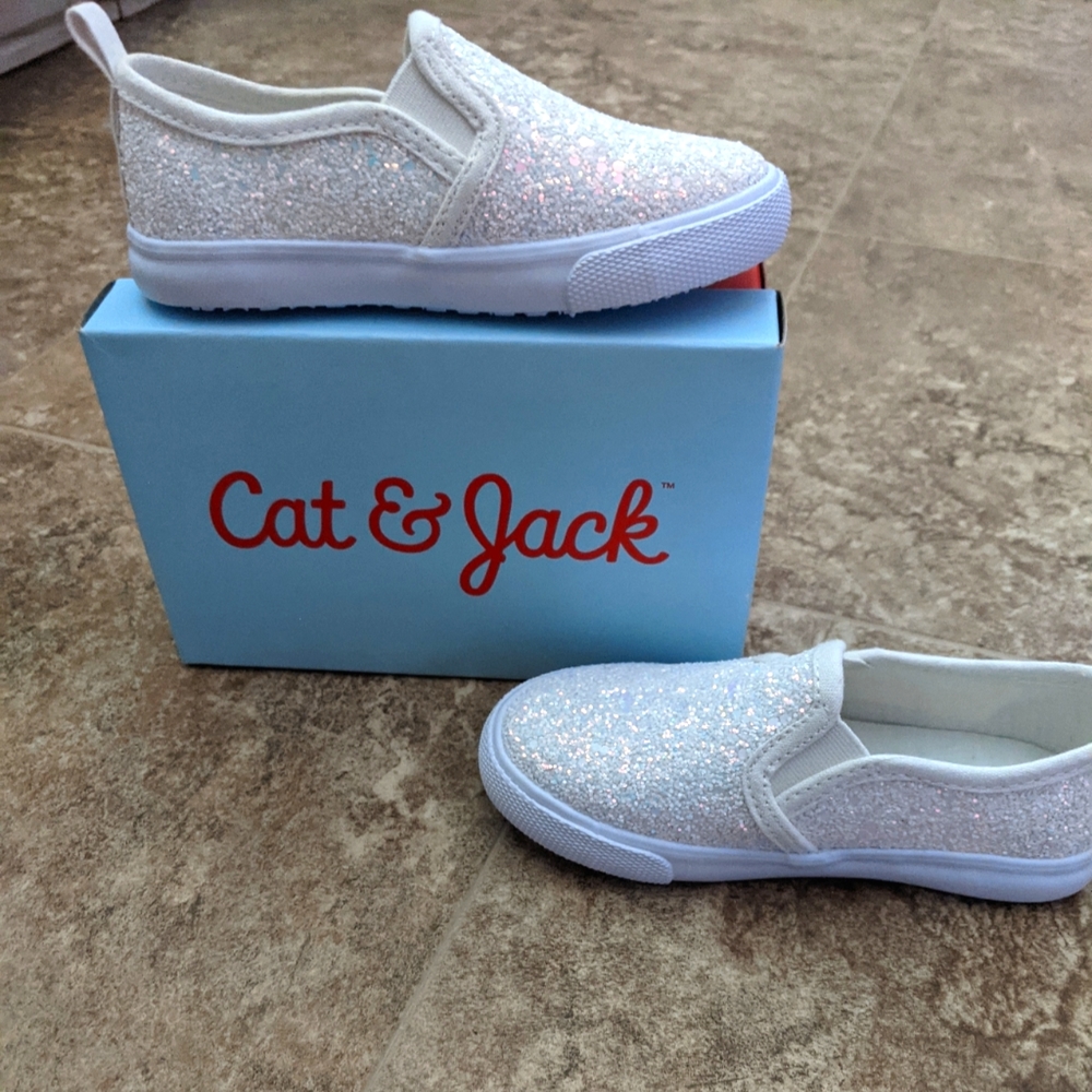 Cat & Jack Girls Toddler Shoes Size 8